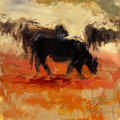 DK Palecek Comp Painting 3 Cows Echos