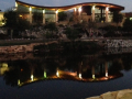 Visitors Center at night