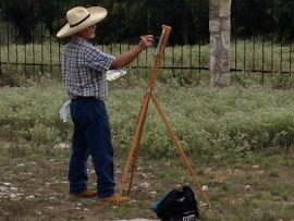 Pleinair cowboy